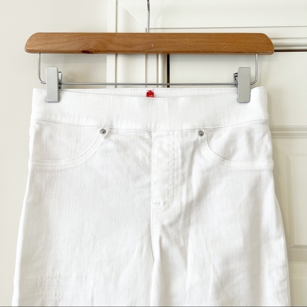 SPANX Distressed Skinny Jeans White - Picture 4 of 9